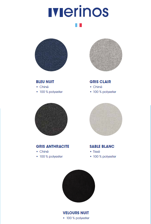 coloris sommier merinos
