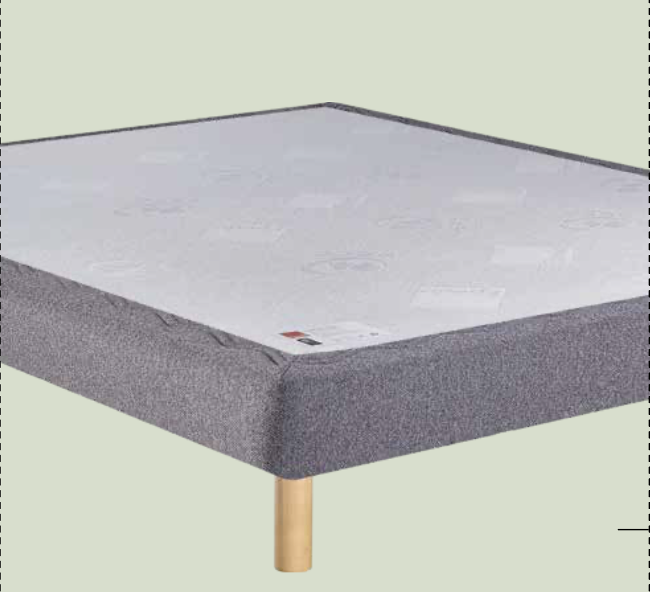 sommier epeda noyer
