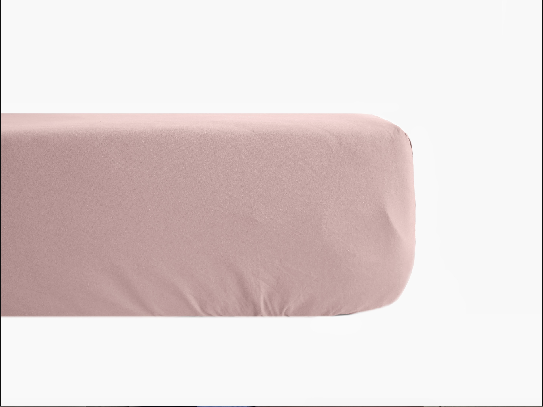 Drap housse rose percale