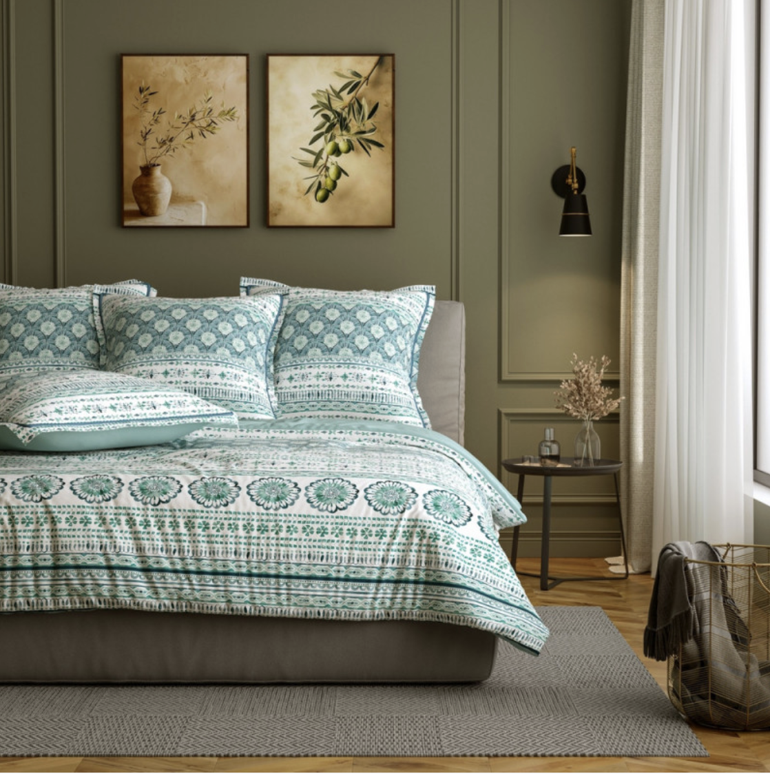 Parure Grange bleu